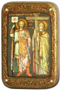 Настольная икона Константин и Елена