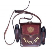 Фляга в чехле.