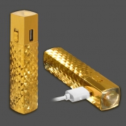 Внешний аккумулятор Элегант золото - емкость 2600mAh Внешний аккумулятор Элегант золото - емкость 2600mAh